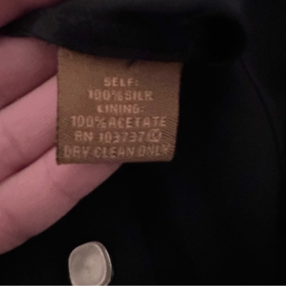 Ali Ro Black Silk Racerback Jumpsuit Women’s 12 Romper Jumper NWT casual - Picture 11 of 11